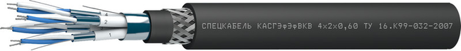 Кабель КАСГЭфЭфВКВ