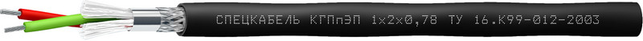 Кабель КГПпЭП 1×2х0,78 Кабель КГПпЭП 1×2х0,78