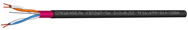 Кабель КВПЭфП-5e Кабель КВПЭфП-5e