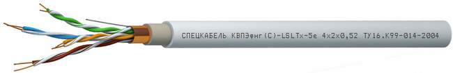 Кабель Лоутокс КВПЭфнг(С)-LSLTx-5e