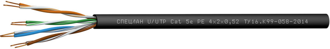 Кабель U/UTP Cat5e PE
